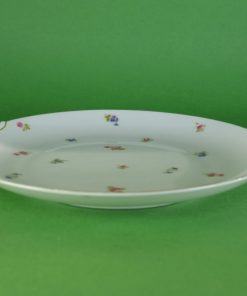 Alternative view of KPM porselein cake bord met bloemen en oren