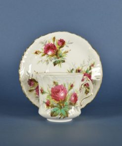 Alternative view of Kop en schotel in Grandmothers Rose Spode Hammersley