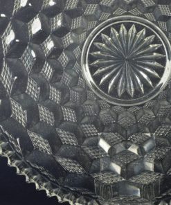 DrieD schaal kleurloos glas