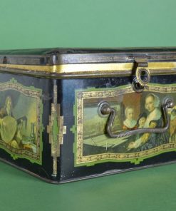 Alternative view of Art Nouveau trommel met hengsel en musicerende personen