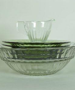 Alternative view of Leerdam glas serviesdelen in wit