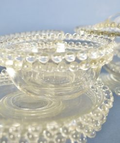 Schaaltje met glazen parelrand