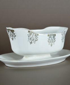Alternative view of Sauskom Nimy servies België wit en goud