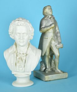 Alternative view of Wolfgang Amadeus Mozart beeld van gips