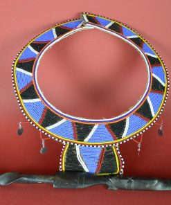 Alternative view of Masai ceremoniële bruiloft ketting