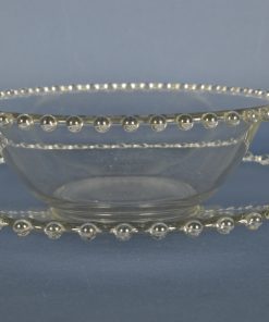 Presenteerschaal met parelrand decoratie