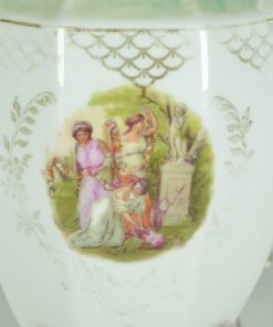 Alternative view of Thee- of koffiepot Limoges porselein groen met goud