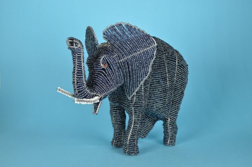 Afrikaanse olifant draadkunst met kralen