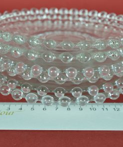 Schoteltje met glazen parelrand