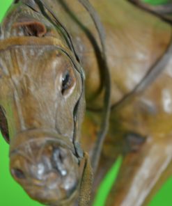 Alternative view of Paard van leer - in galop