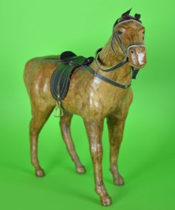 Alternative view of Leren paard - licht bruin