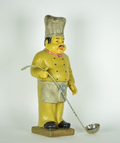 Alternative view of Beeld chef kok Frankrijk - keramiek