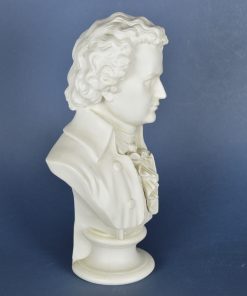 Alternative view of Buste van Mozart van wit biscuit porselein