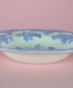 Alternative view of Diep bord Asiatic Pheasant Staffordshire in blauw en wit