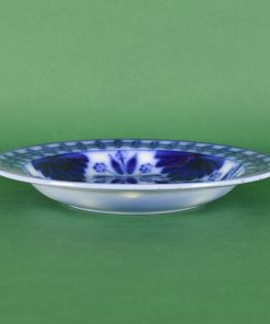 Alternative view of Flow blue diep- of sierbord met bloemen - Petrus Regout & Co Maastricht- antiek
