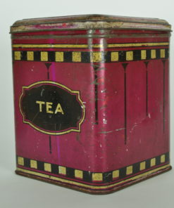 Tea blik opslag antiek