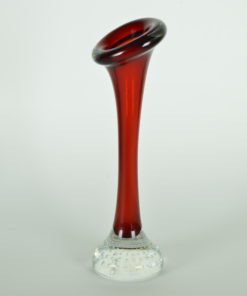 Spijkervaas Leerdam Glas Rood