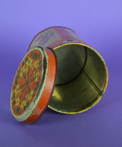 Beschuitblik oranje antiek