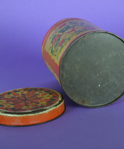 Beschuitblik oranje antiek