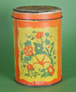 Beschuitblik oranje antiek