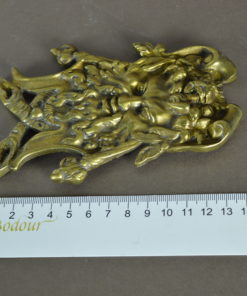 Bokkenrijder plaquette in koper