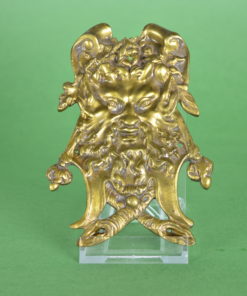 Bokkenrijder plaquette in koper