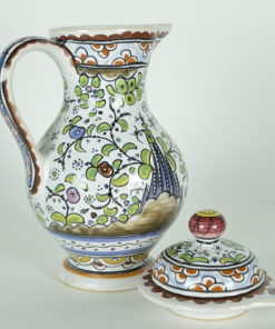 Karaf met deksel Conimbriga Portugal keramiek