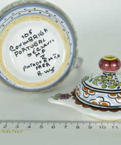 Karaf met deksel Conimbriga Portugal keramiek