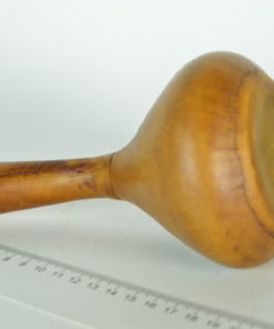 Porron Spaanse decanteer karaf aqua glas met leer