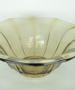 Schaal bruin glas
