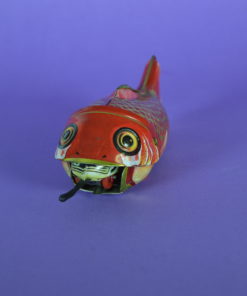 Blik speelgoed opwindbaar vis met visje