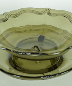 Fruittest accolade motief donker grijs-bruin glas