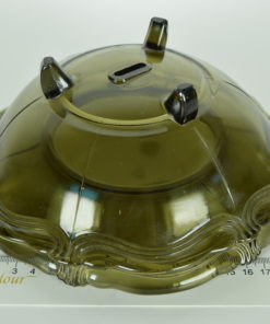 Fruittest accolade motief donker grijs-bruin glas