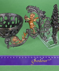 Muur Bloembak gietijzer met engel