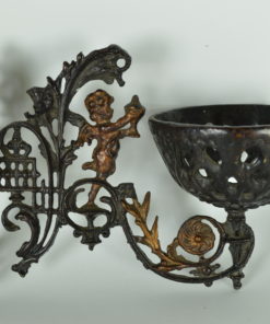 Muur Bloembak gietijzer met engel