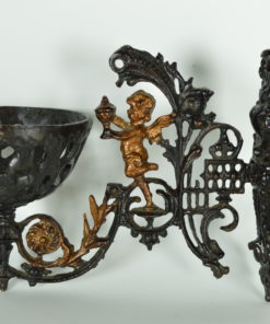 Muur Bloembak gietijzer met engel