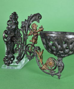 Muur Bloembak gietijzer met engel