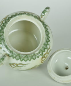 Groene Draak China suikerpot keramiek