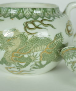 Groene Draak China suikerpot keramiek