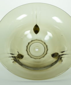 Glazen fruitvergiet grijs-bruin