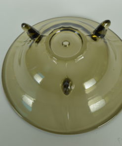 Glazen fruitvergiet grijs-bruin