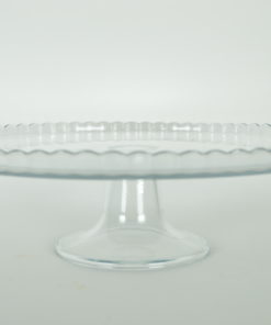 Pizza- en taartplateau glas