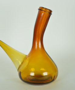Porron amberkleurig glas halve liter