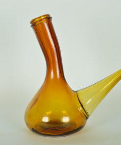 Porron amberkleurig glas halve liter
