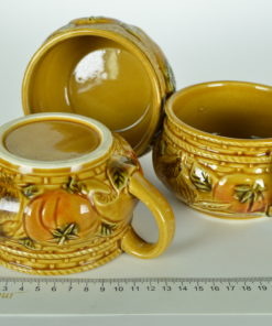 Soepkoppen Fruitmandrelief seventies