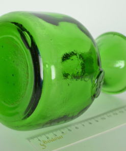 Vaas groen glas met Franse lelie