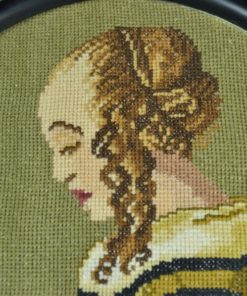Borduurwerk naar Vermeer brieflezende vrouw
