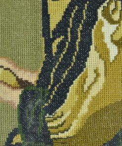 Borduurwerk naar Vermeer brieflezende vrouw