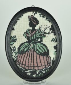 Borduurwerk klassiek silhouet man en vrouw