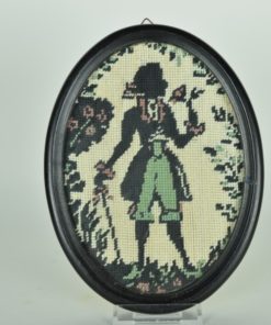 Borduurwerk klassiek silhouet man en vrouw